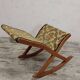 Antique rocking footrest