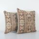 Set of 2 vintage Turkish cushion covers 46x46 cm