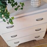 White vintage commode from the 1960s.