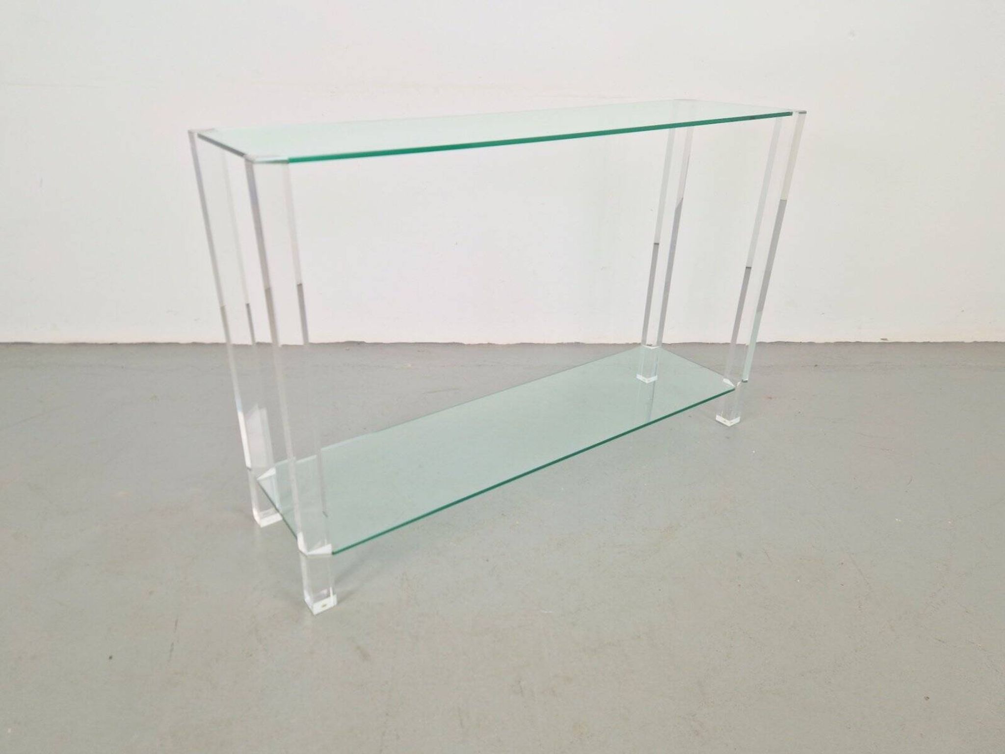 Glass and Acrylic The Hague Console Table from Bor Design, 1990s