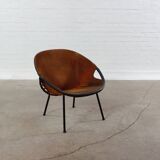 Chaise ballon vintage Lusch Mid Century Design 50er 60er