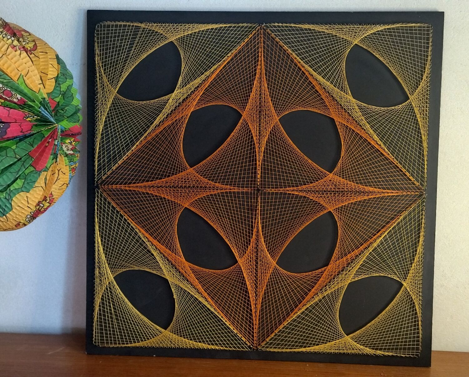 Painting stretched wires