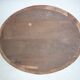 Miroir ovale cadre bois 74X58