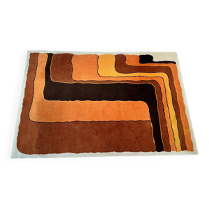 tapis vintage graphique