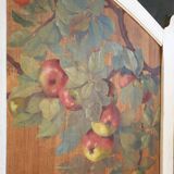 Old painted screen