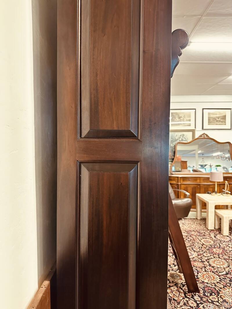 Classic English Mahogany Library Bookcase