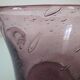 Biot style purple blown glass champagne bucket