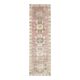 1970s Turkish Hand-Knotted Wool Cotton Pink Runner Rug 104x361