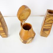 Articles en bois faits à la main années 1950, Tchécoslovaquie