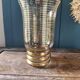 Vintage gold glass vase