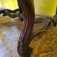 Walnut renaissance style armchair
