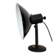 Vintage Industrial Black Enamel Table Lamp from EB, 1950s