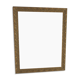 Old frame gilded stucco wood glass 46.5x35.5 cm, hardwood 41.7x32.7 cm SB