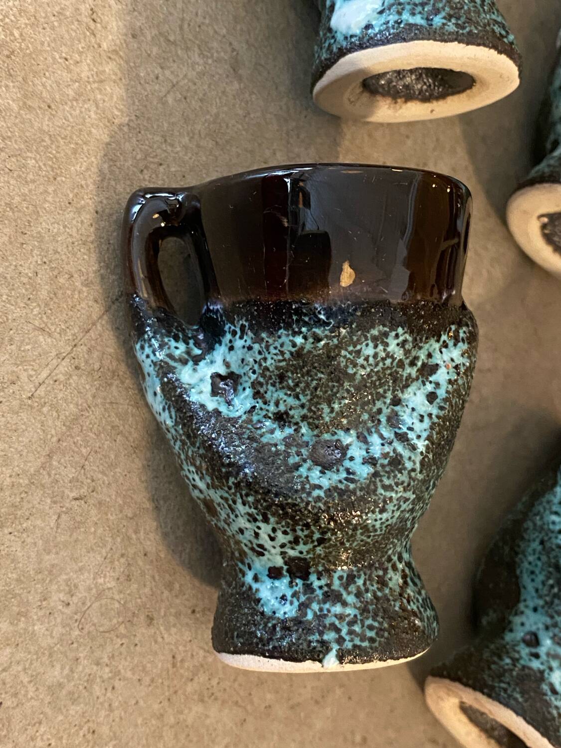 fat lava ceramic cups