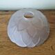 french vintage artichoke style glass replacement shade with scalloped edge