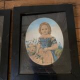 Pair of old lithographs