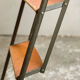 Metal and wood workshop ladder 4 steps