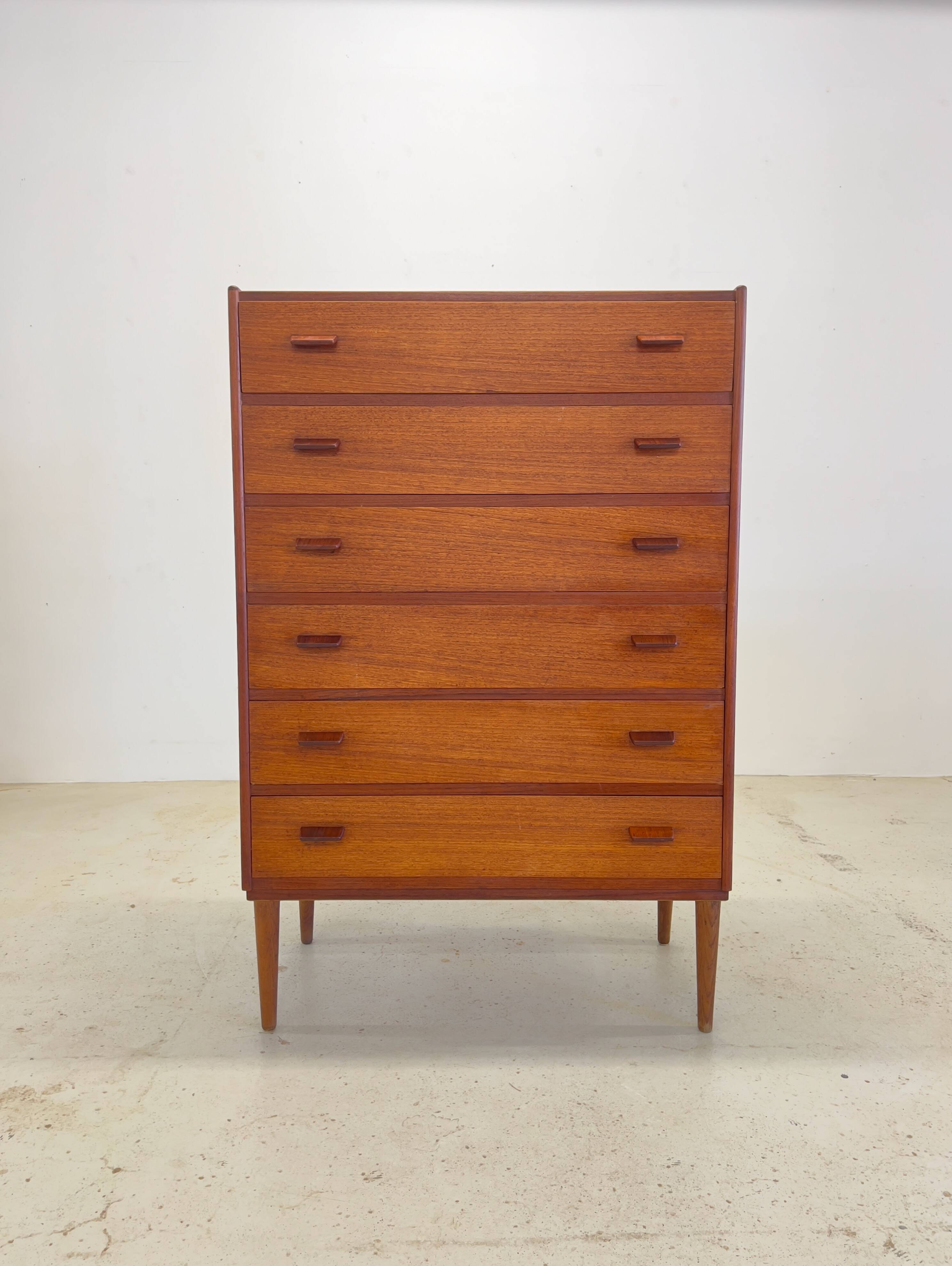 Poul Volther Teak Chest Of Drawers, 1950s.