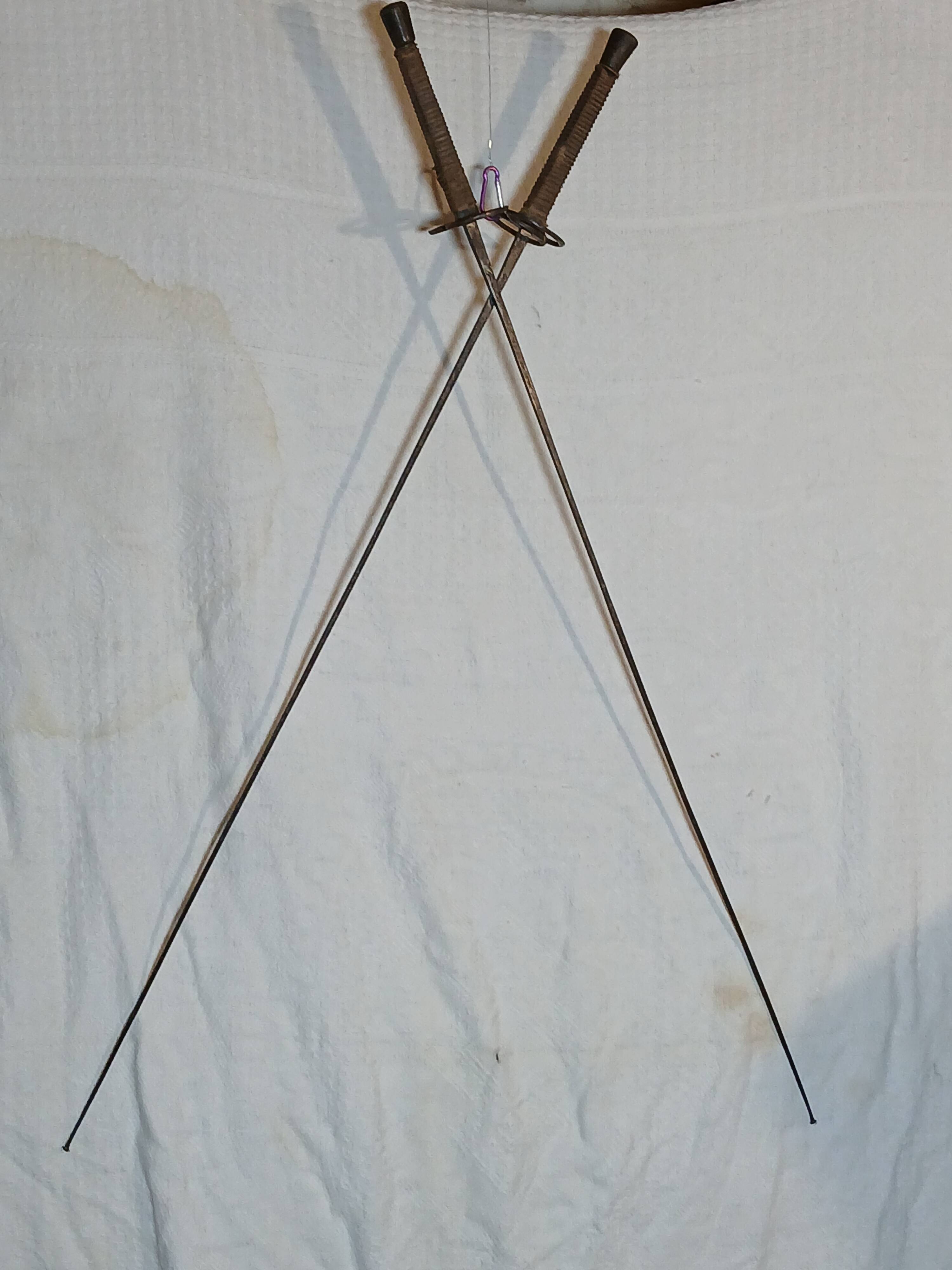 Pair of training foils, late 19th century.