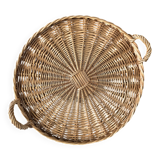 Large rattan tray