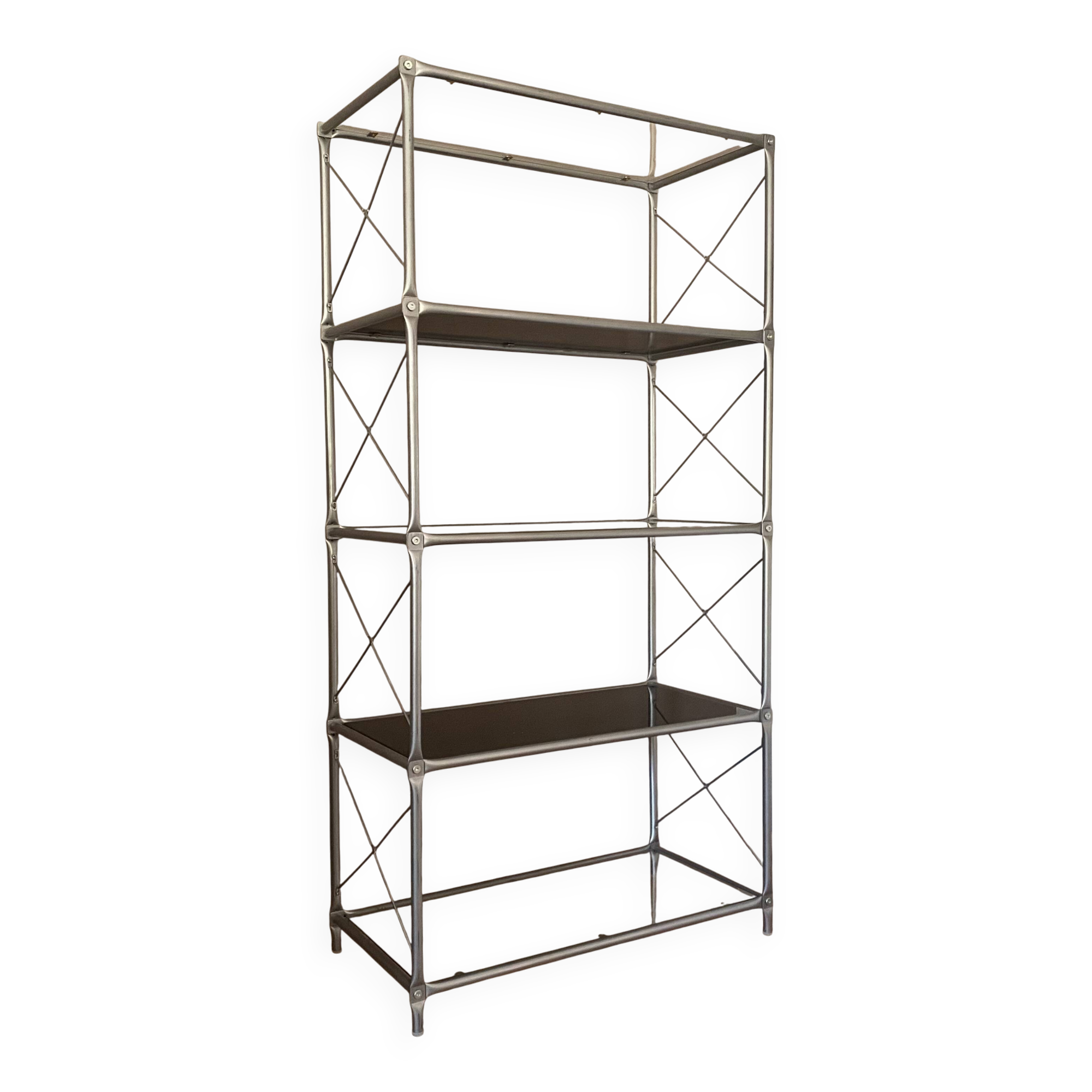 Ikea modular shelf. Model Laxvik. 1990. Space age.