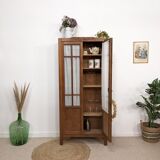 Wardrobe with vintage display case