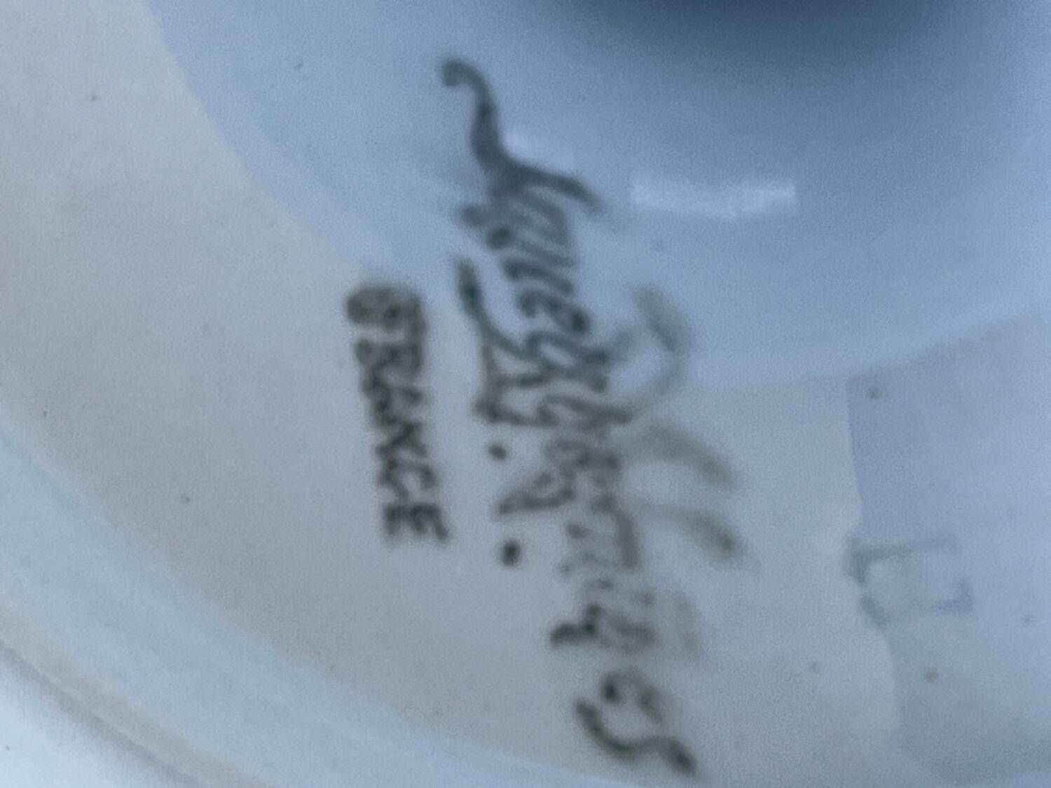 Old Sarreguemines compotier