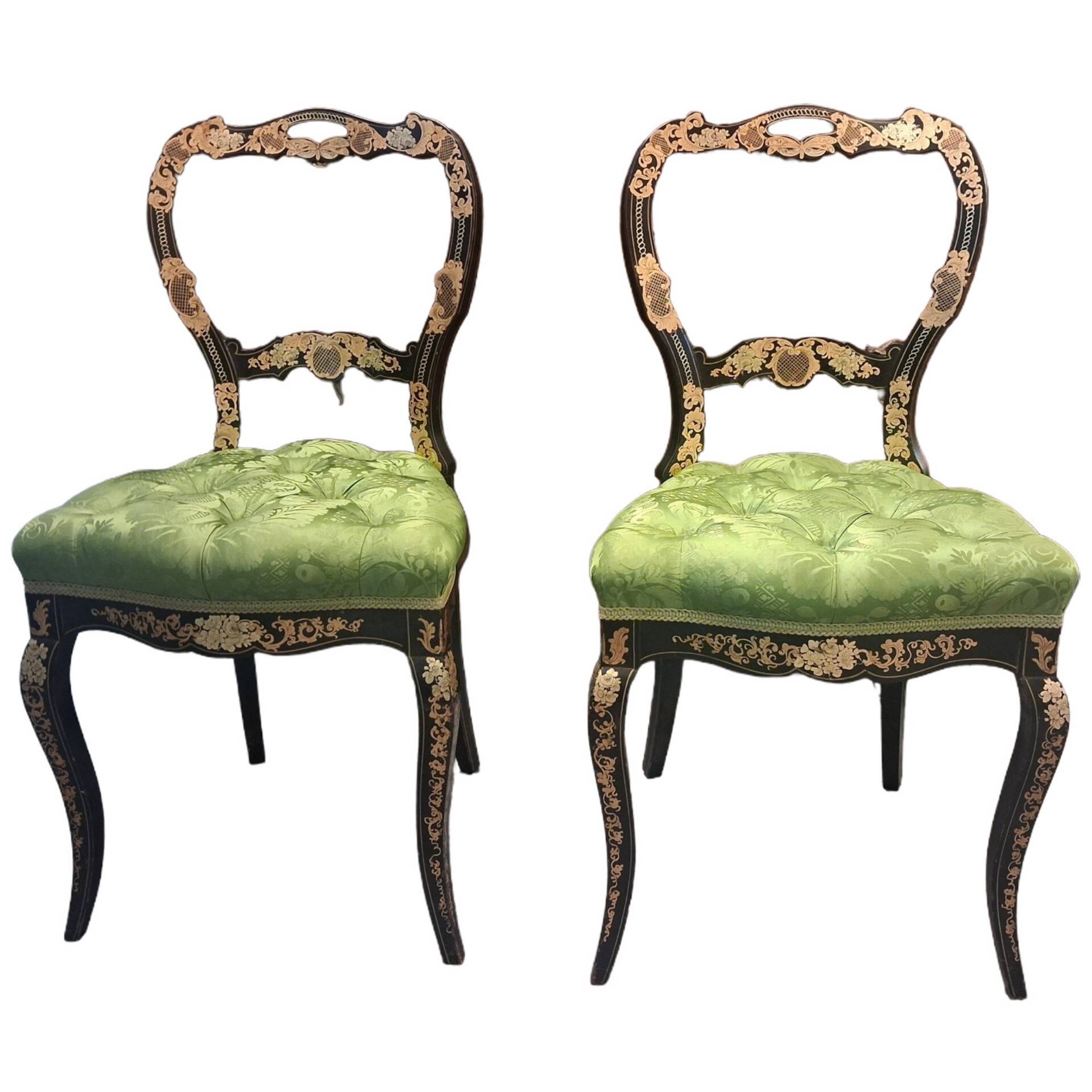 Pair of chairs from the Napoléon III period