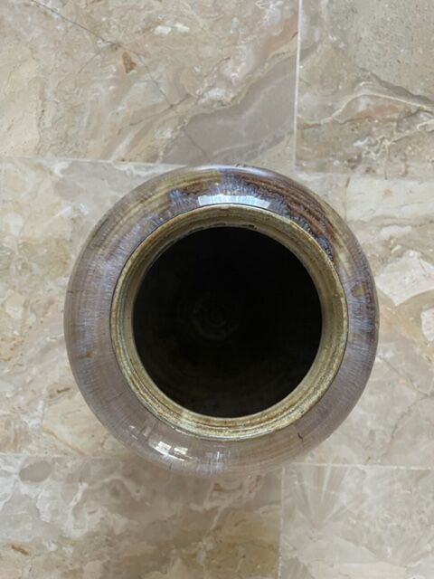 Sandstone vase signed, circa 1940