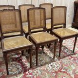 Série de 6 chaises de style Louis XVI