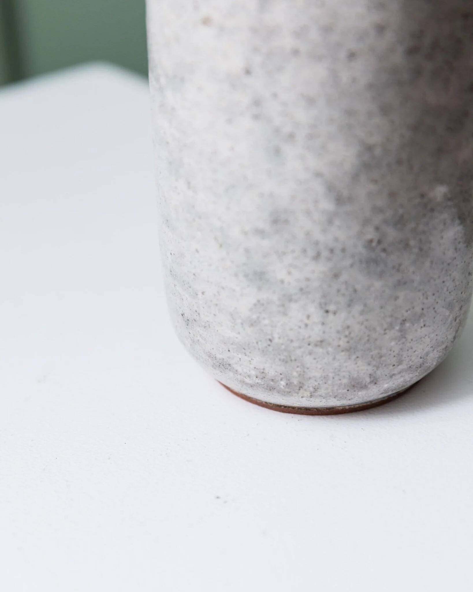 Vintage Grey Ceramic Vase by Gerhard Meisel, Stahnsdorf Workshop, 1950s