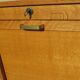 Golden oak filing cabinet