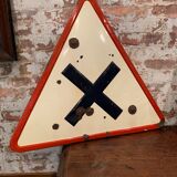 Enamelled sign post from 1972