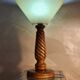 Vintage 1960 solid wood lamp