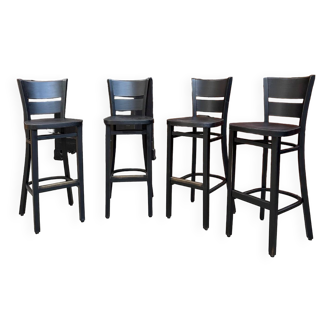 Set of 4 High Bar Chairs from the 80s