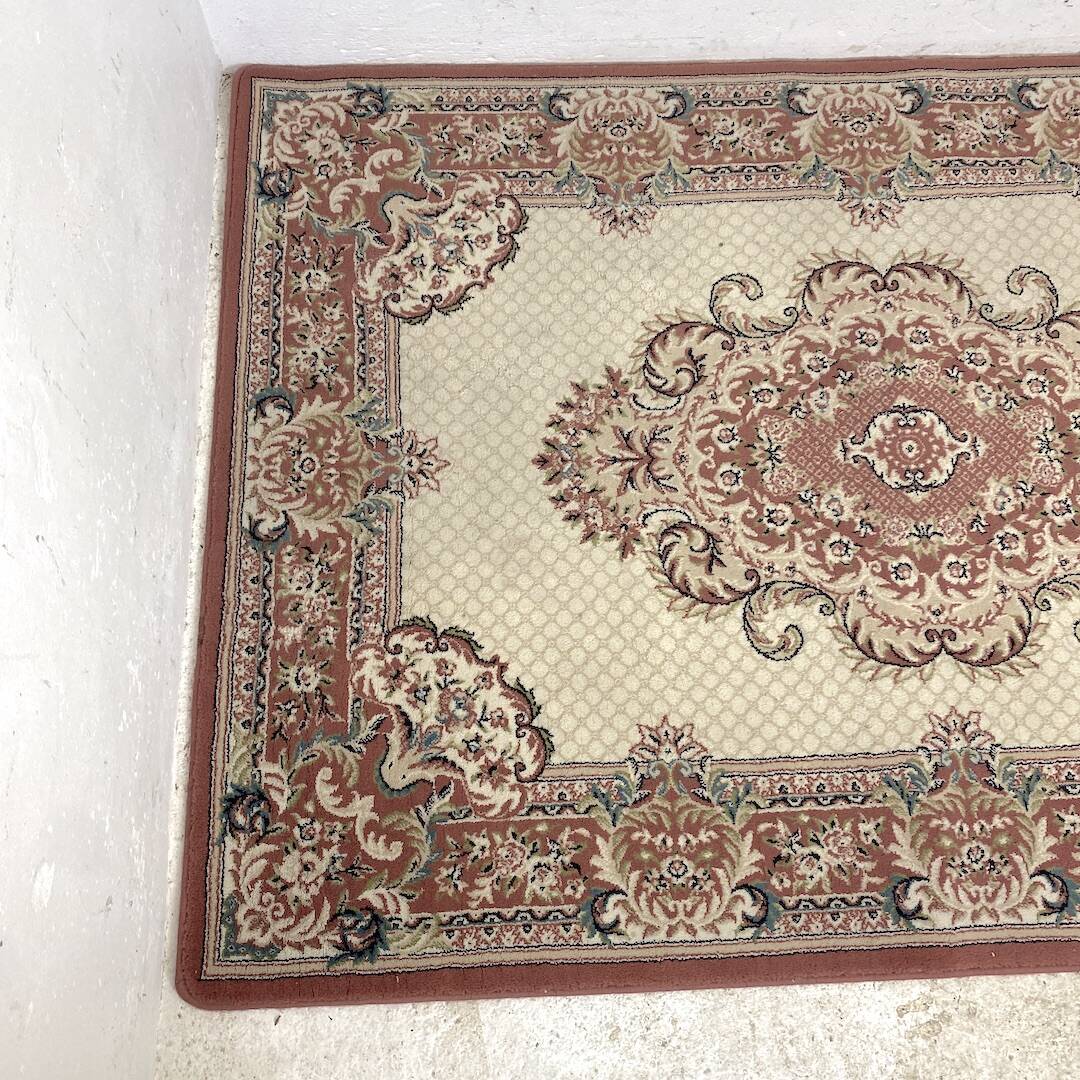Pale pink Persian rug