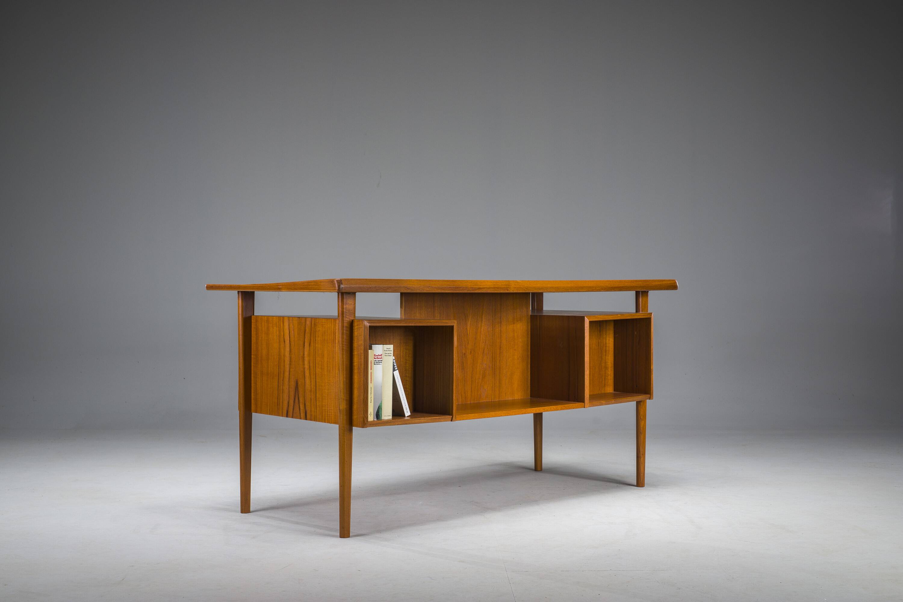 Danish Teak Desk by Peter Lovig Nielsen for Hedensted Mobelfabrik, 1972