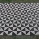 Vintage Turkish kilim, handwoven, 135x202 cm.