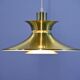 Danish hanging lamp in brass, 1970s