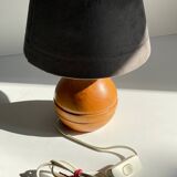 LAMPE Bois Massif VINTAGE