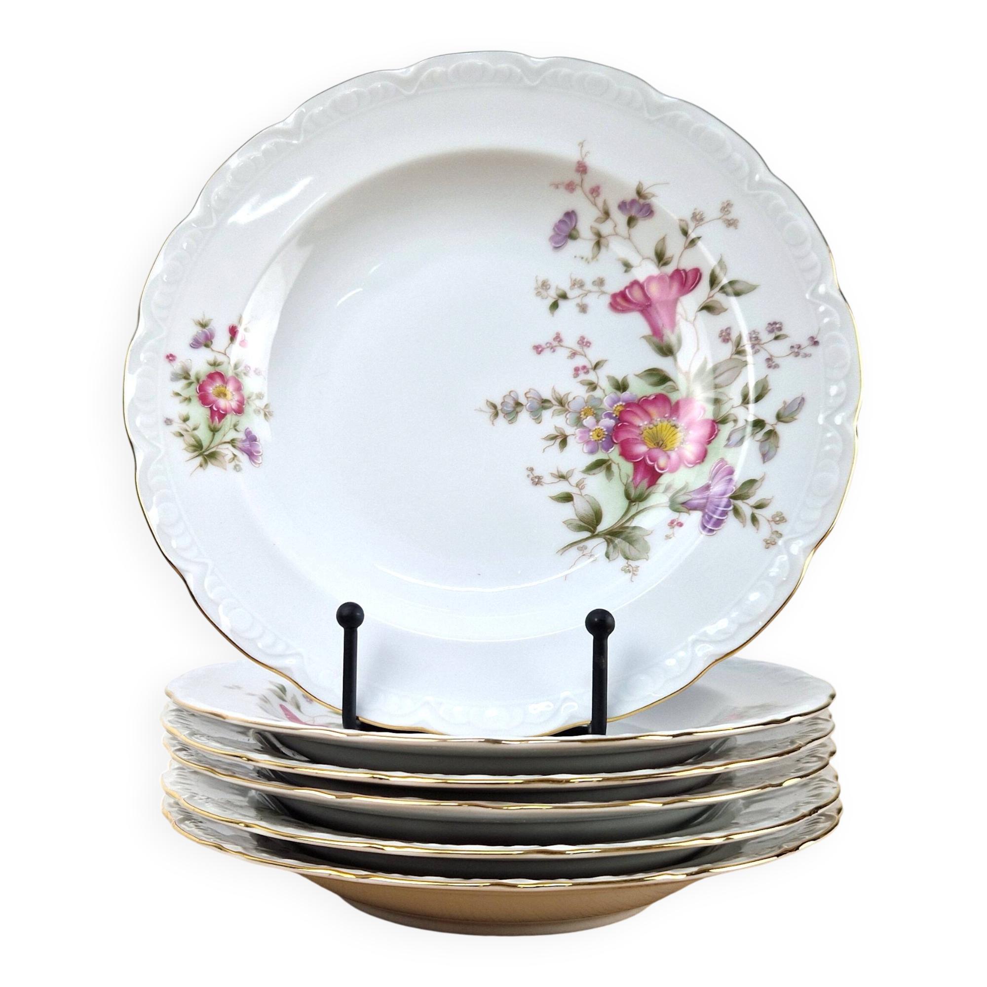6 vintage deep plates MITTERTEICH Bavaria