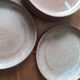 Set de 6 grandes assiettes plates en grès