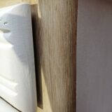 Buffet mado 50s white and brushed oak