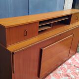 MEUBLIT vintage bed and desk furniture from the 50s and 60s, teak