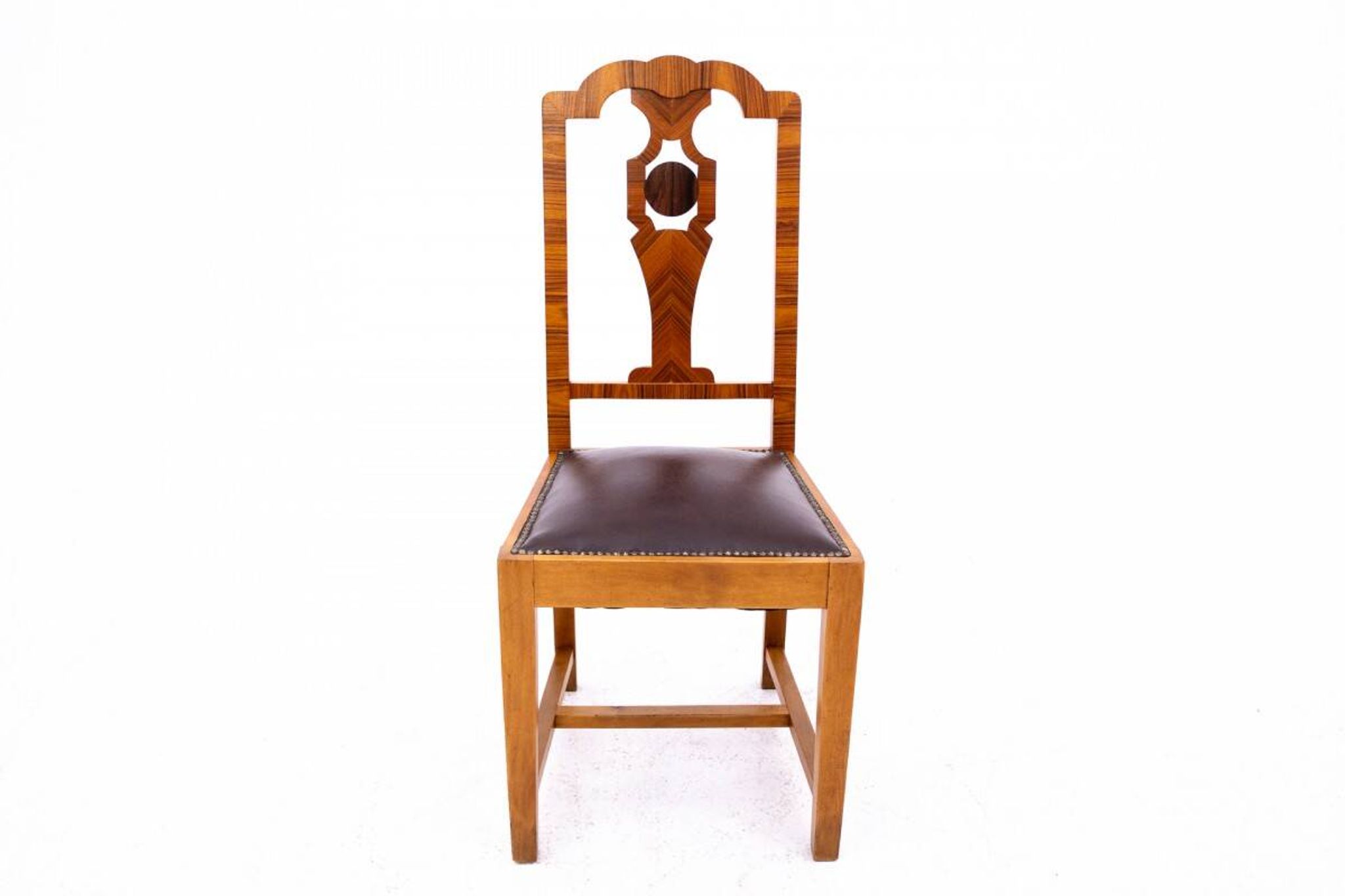 Un ensemble de chaises Art Déco, années 1940, Pologne.