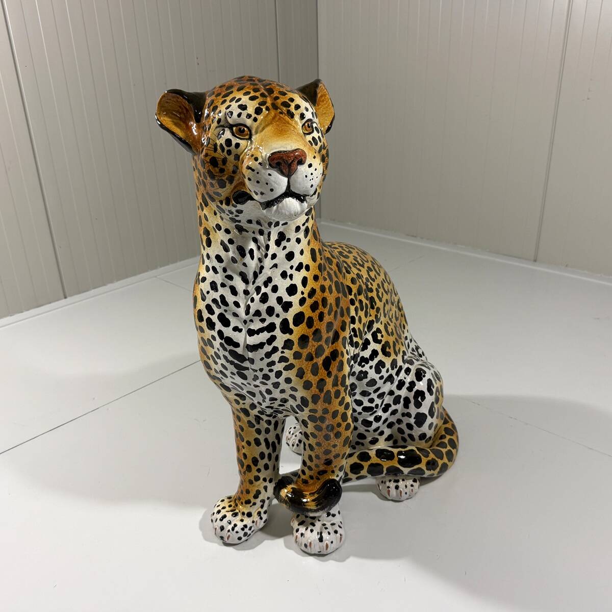 Large Italian ceramic leopard 1970’s