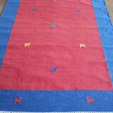 Handmade Indo Gabbeh rug 233x171cm