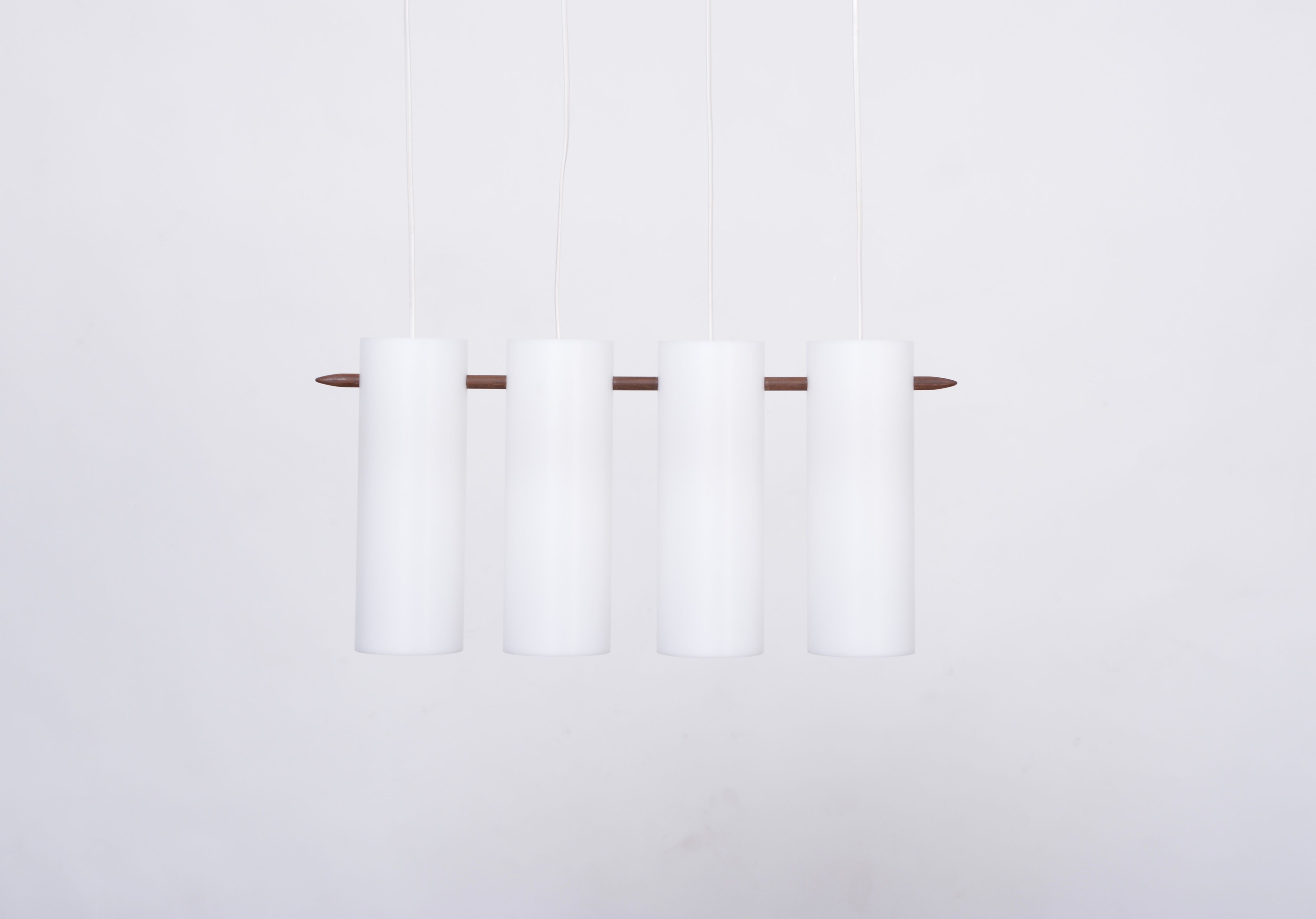 Swedish Mid-Century Modern pendant lamp model 538 by Uno & Östen Kristiansson for Luxus