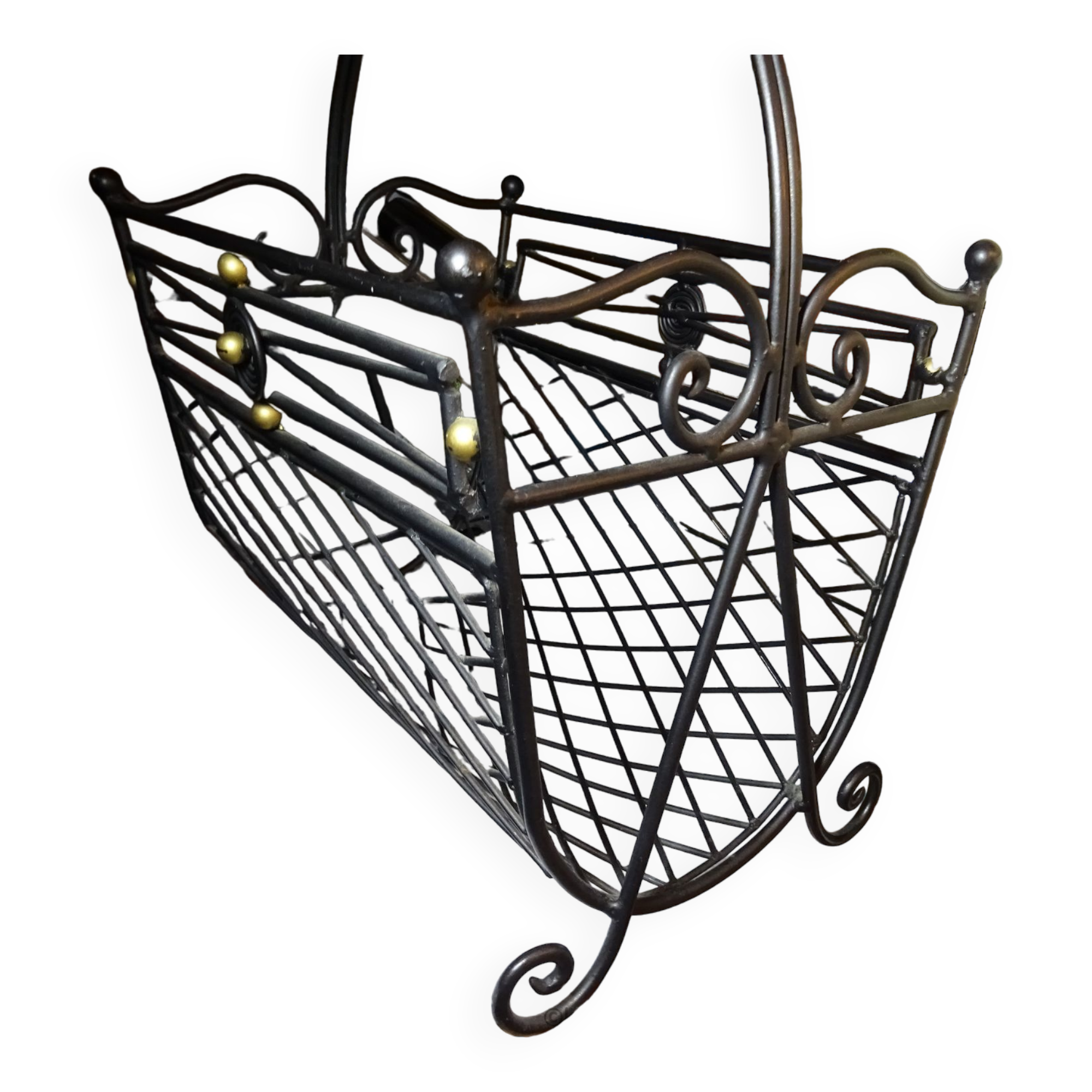 Steel magazine holder