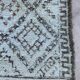 White Marmoucha Moroccan rug - 188 x 336 cm
